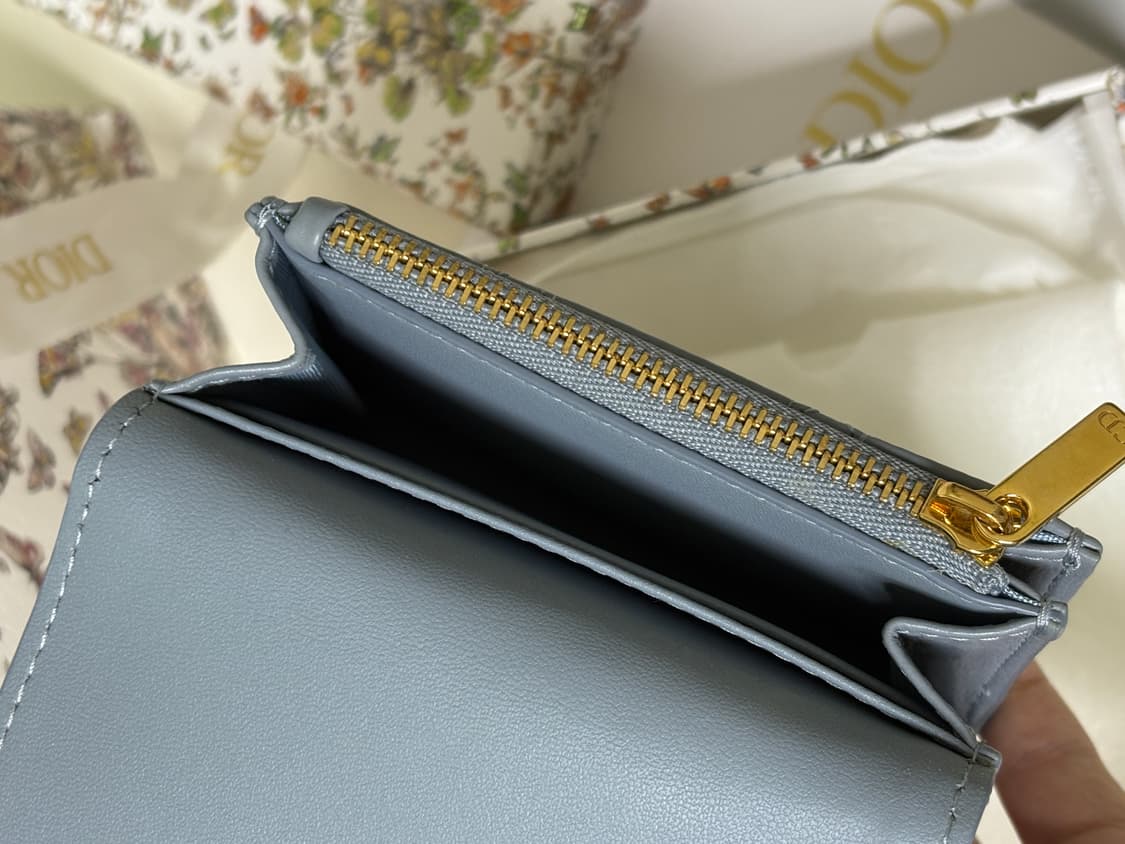 디올 카로 카드지갑 클라우드블루 (구성품O) 상품이미지7