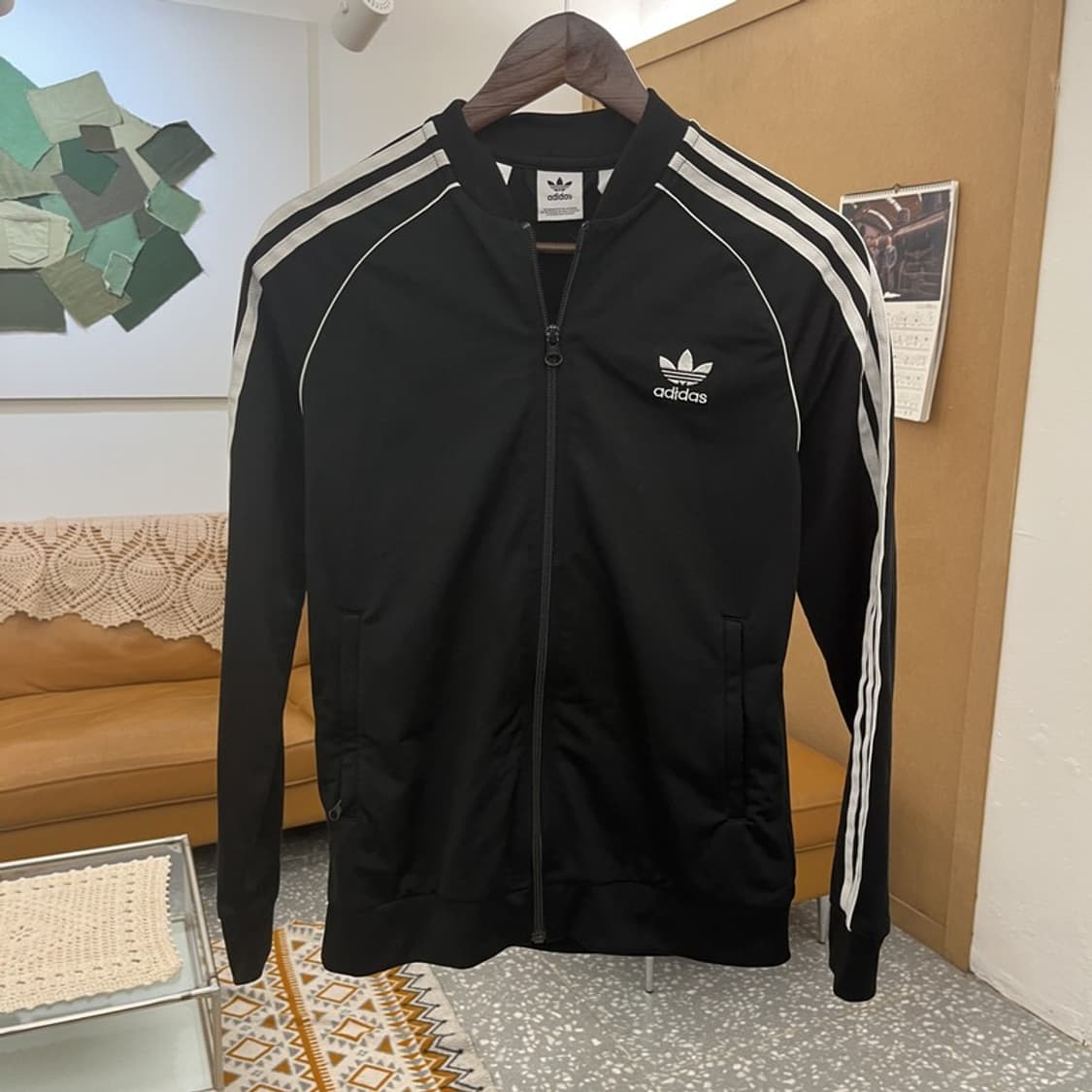 아디다스 빈티지 Y2K 레트로 슈퍼스타 져지 집업 160 C10576 상품이미지3