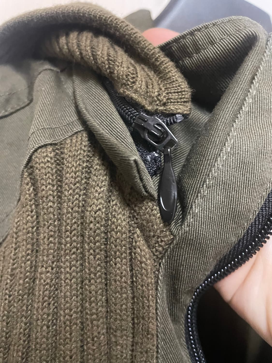 NICOLE CLUB FOR MAN KINT HOODIE ZIP UP 상품이미지4