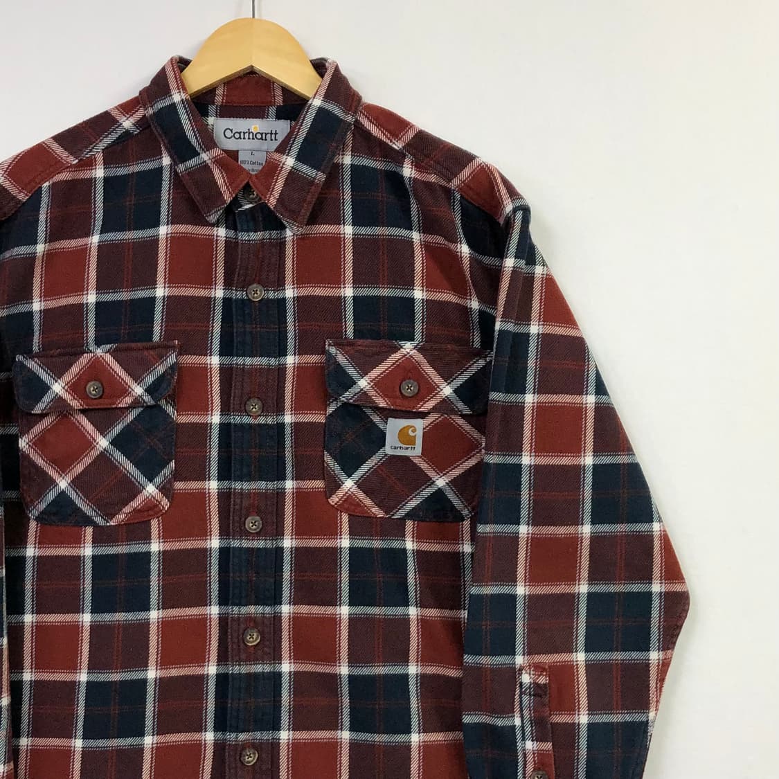 105 칼하트 체크 워크 셔츠 상품이미지1