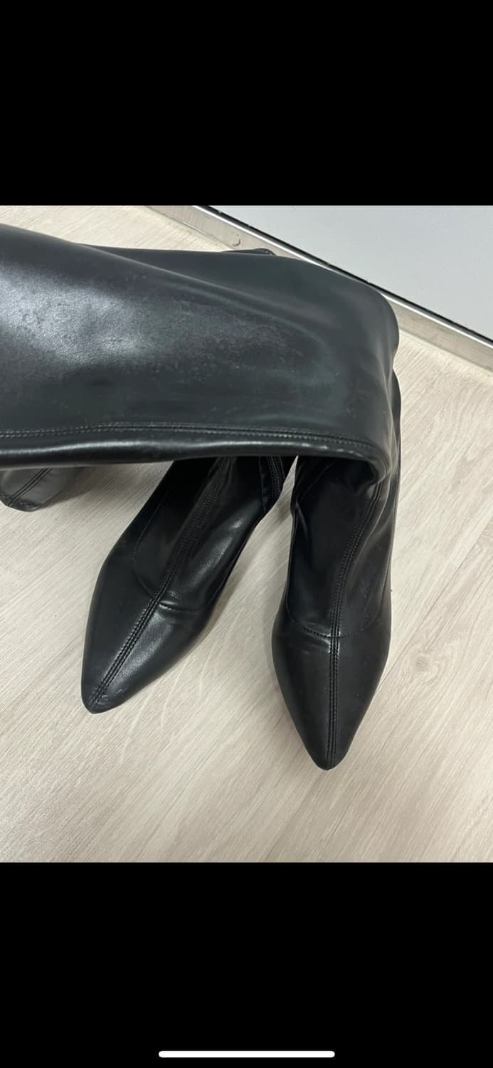 스틸레토 미들 부츠힐 키튼힐 225 상품이미지4