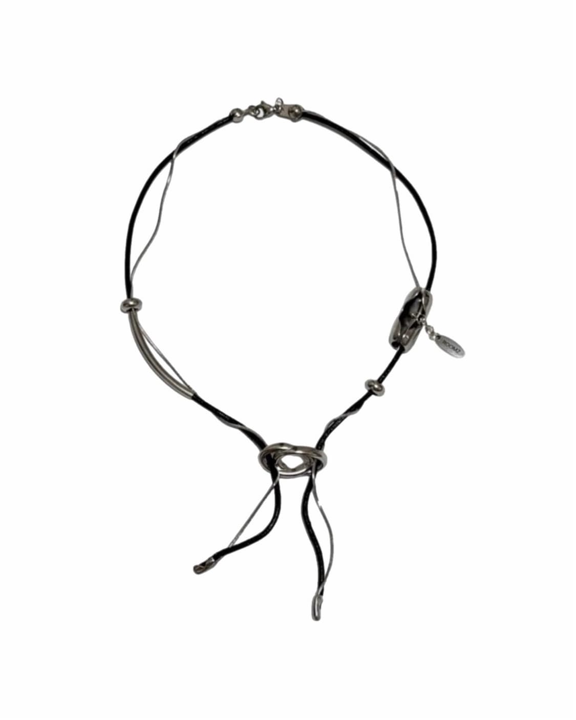 MOBIUS LEATHER NECKLACE 메비우스 가죽 목걸이 상품이미지1
