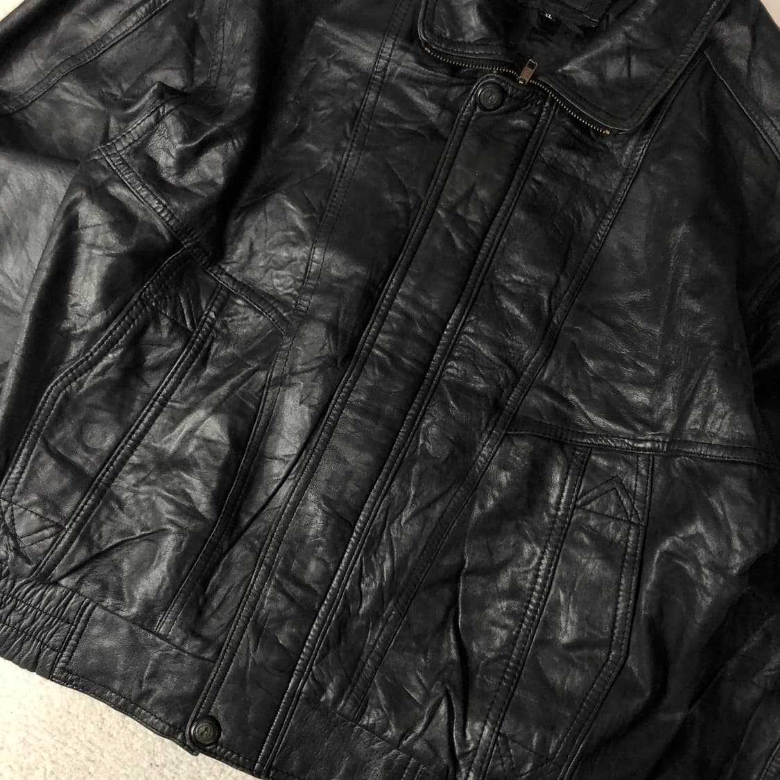 A2 레더 봄버자켓  상품이미지5