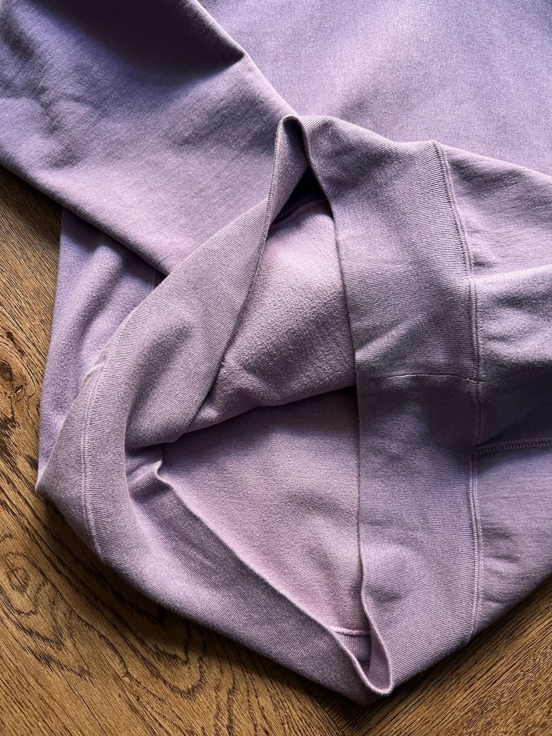 [M]AURALEE 오라리 라이트퍼플 슈퍼 밀드 스웻 후드 파카 상품이미지5