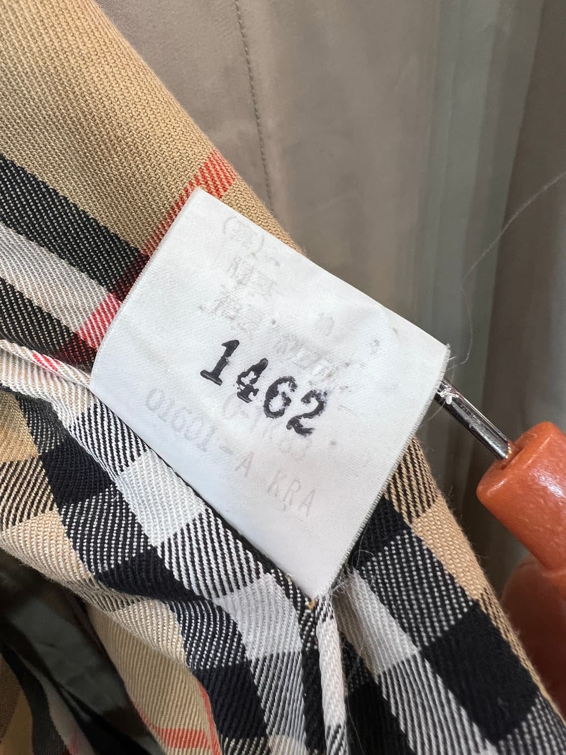 빈티지 버버리 코튼 싱글 트렌치 코트 상품이미지4