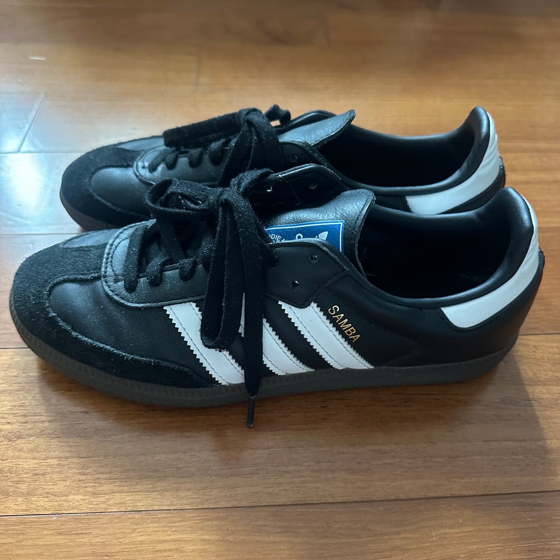 아디다스 삼바 OG 블랙 화이트 검  상품이미지3
