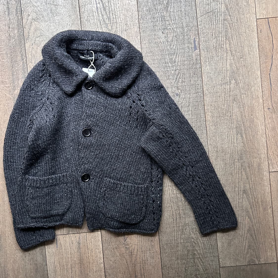 Bulky Crochet Knit Cardigan 상품이미지4