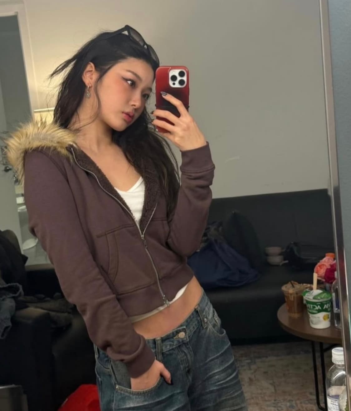 어널러코드 엠보워싱 데님팬츠 (그린블루) 새제품 상품이미지2