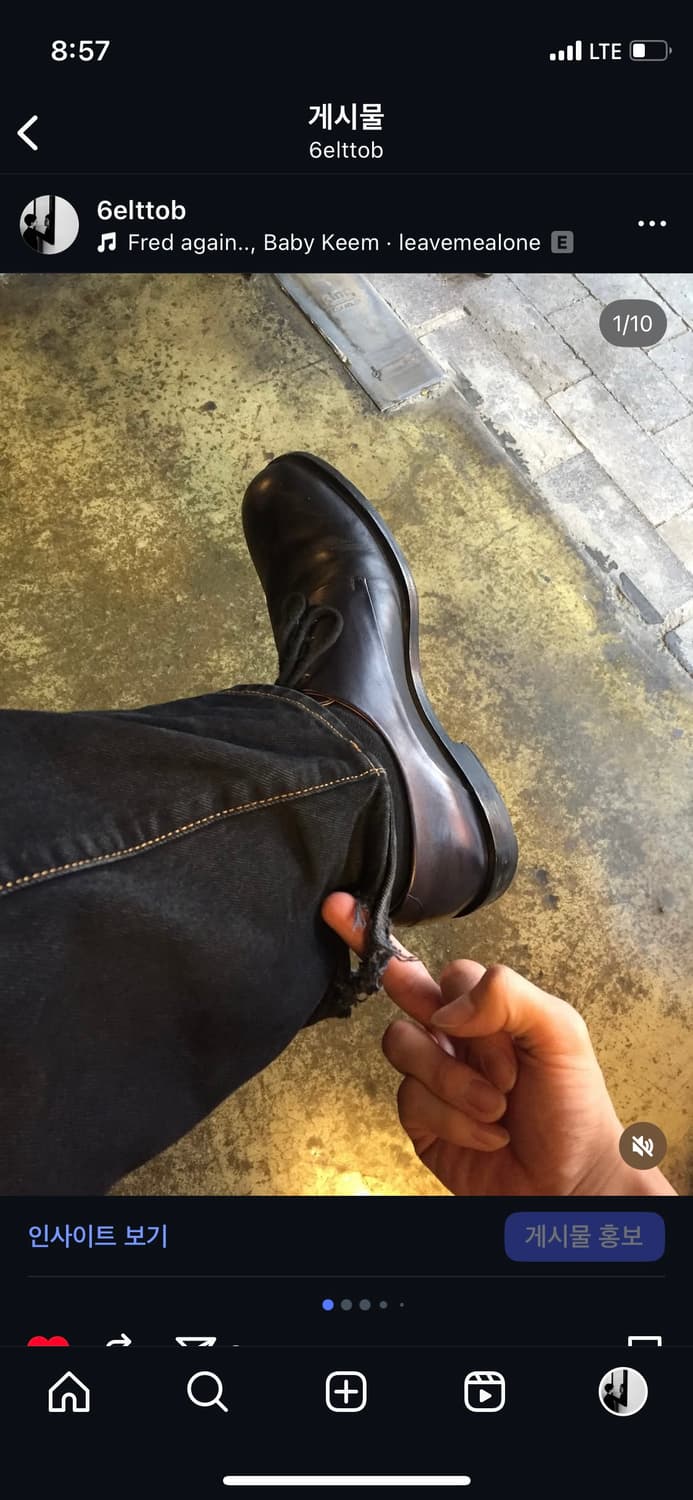 스투시 빅올진 워시드 블랙 30 상품이미지5