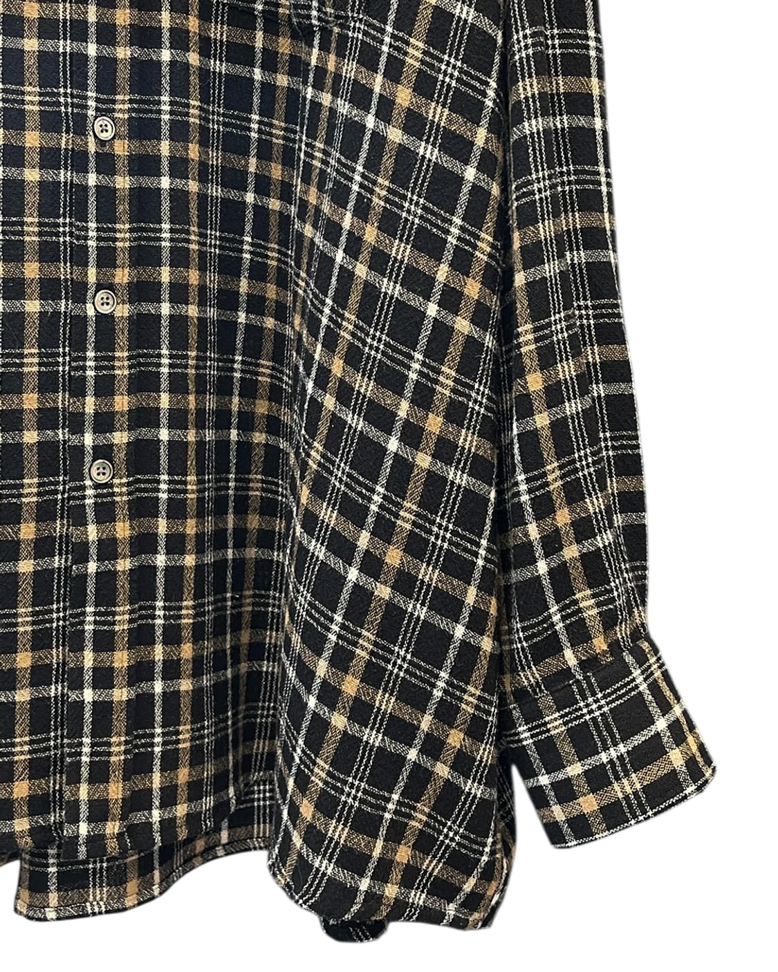 아워레가시 보로우드 BD 셔츠 브라운 체크 상품이미지8