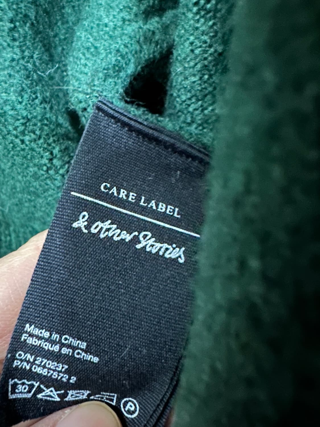 앤아더스로리즈 울혼방 랩가디건 상품이미지4