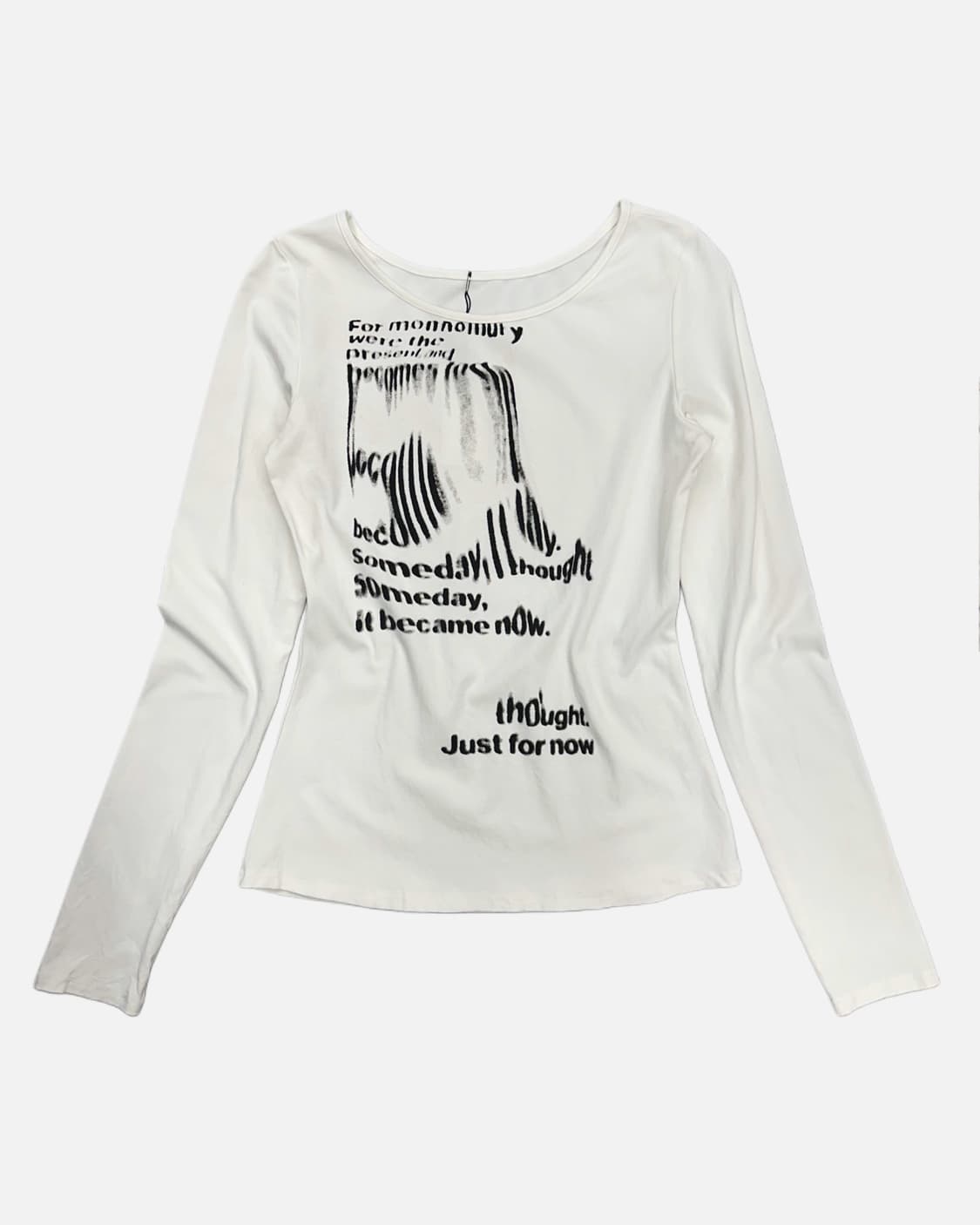 grunge lettering white t-shirt 상품이미지1