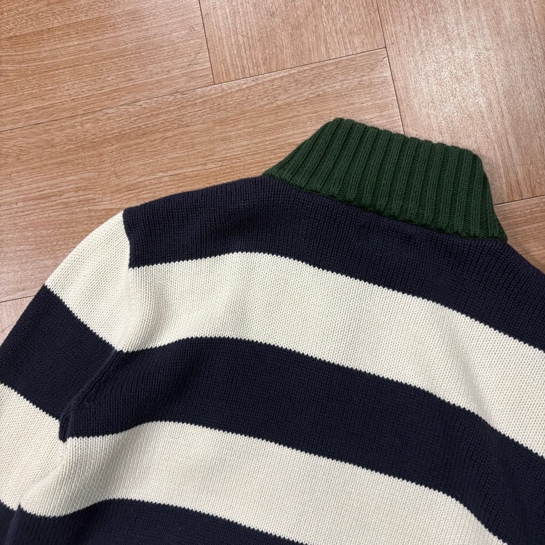 폴로 랄프로렌 빈티지 빅포니 스트라이프 니트 집업 상품이미지8