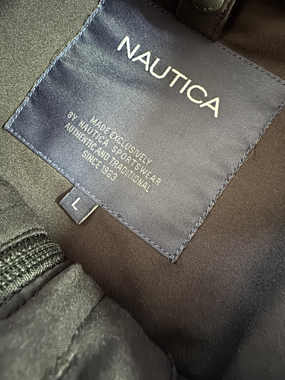 노티카 nautica Sympatex 밑단 스트링 바람막이 L 블랙 상품이미지3