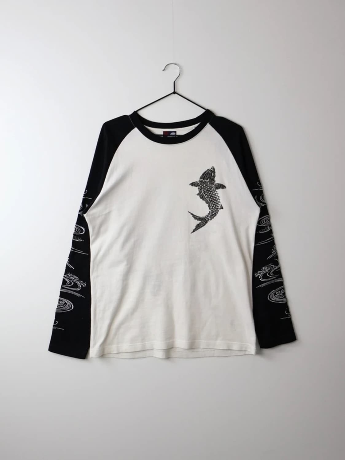JPN Koi Fish Sakura Raglan Long Sleeve 상품이미지5
