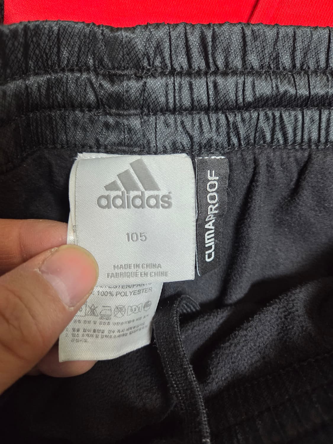 아디다스 올드스쿨 안감플리스 폴리 트랙팬츠 105 상품이미지4