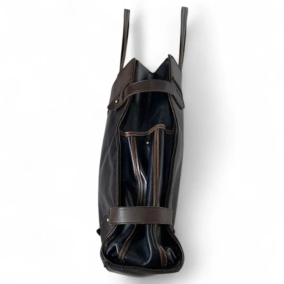 요지 야마모토 레더 버클 토트백 상품이미지3