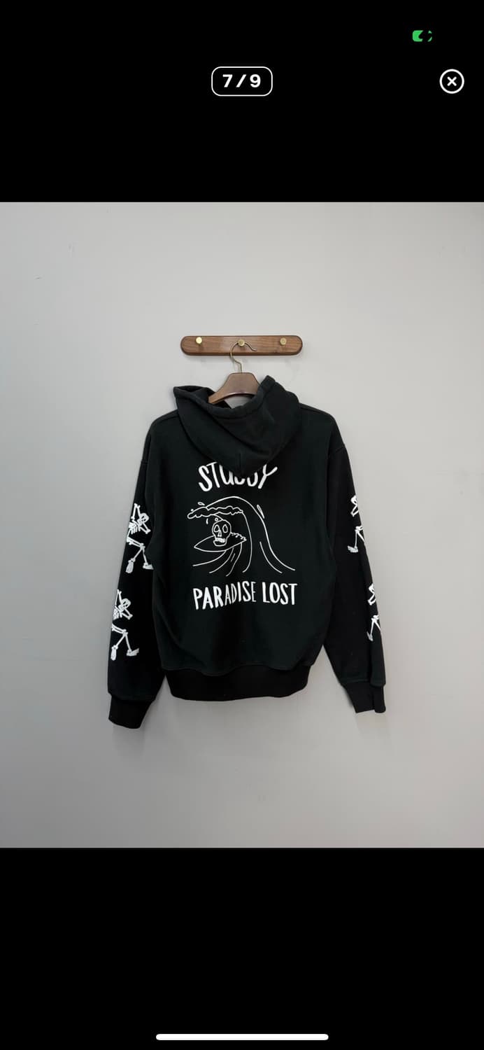 스투시 파라다이스 로스트 빅로고 후드티 A3552 상품이미지6