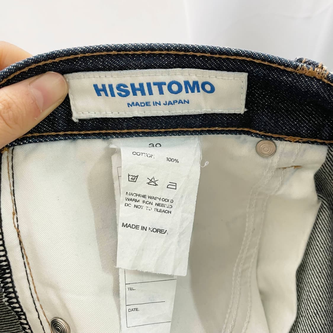 A2 브랜디드(Branded) 히시토모데님원단 청바지  32사이즈 상품이미지6