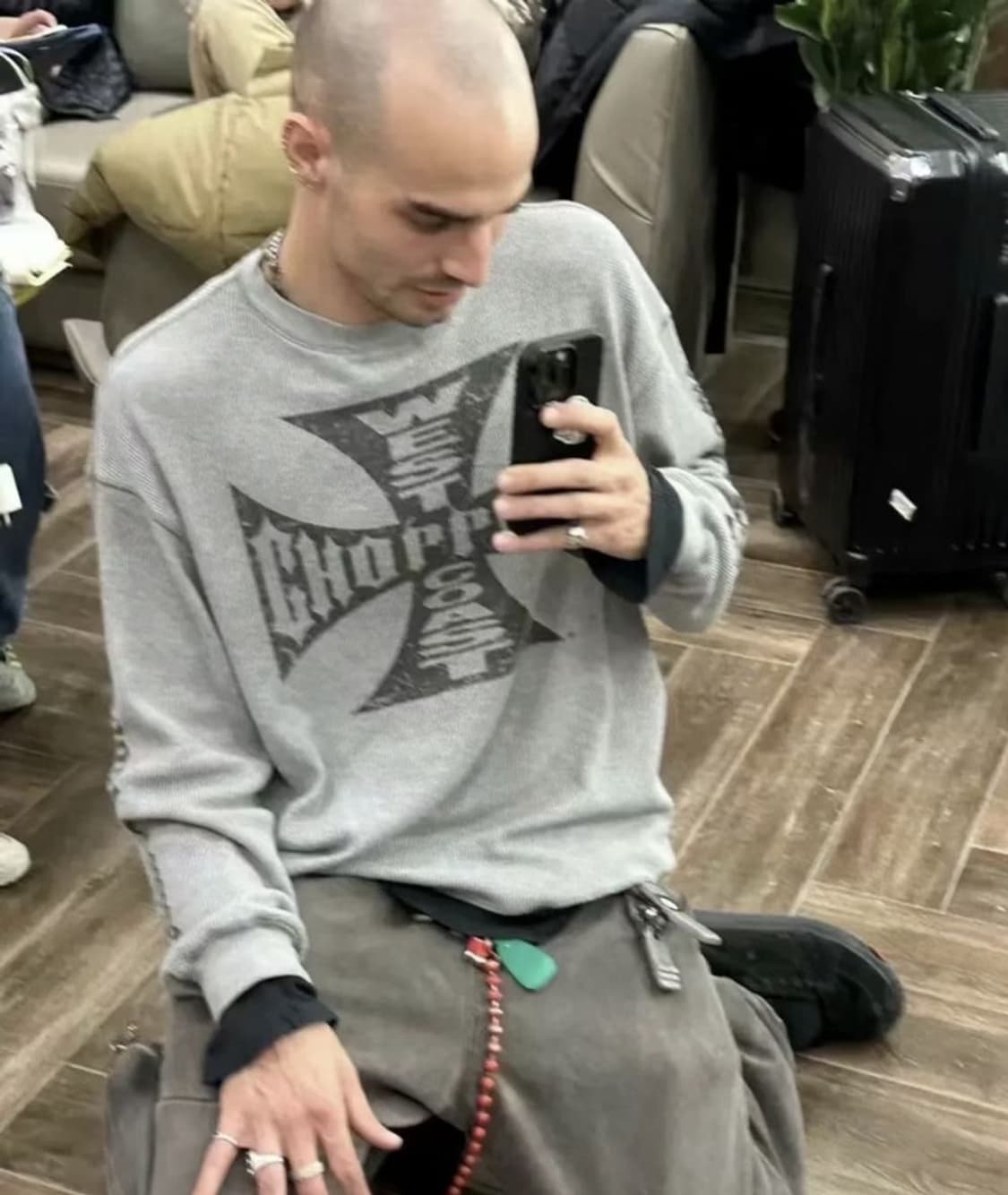 00s west coast choppers 써멀 니트 상품이미지5