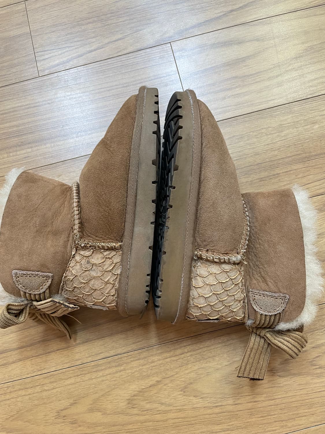 UGG 키즈 어그 부츠 165mm 브라운 상품이미지4