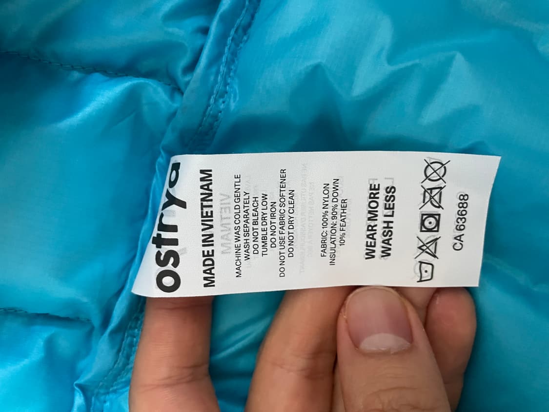 오스트리야 토피드 경량패딩 M 상품이미지5