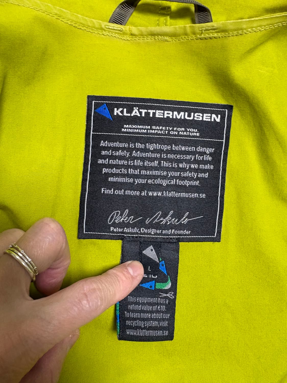 클라터뮤젠 스키르너 구형 , 사이즈L 상품이미지9