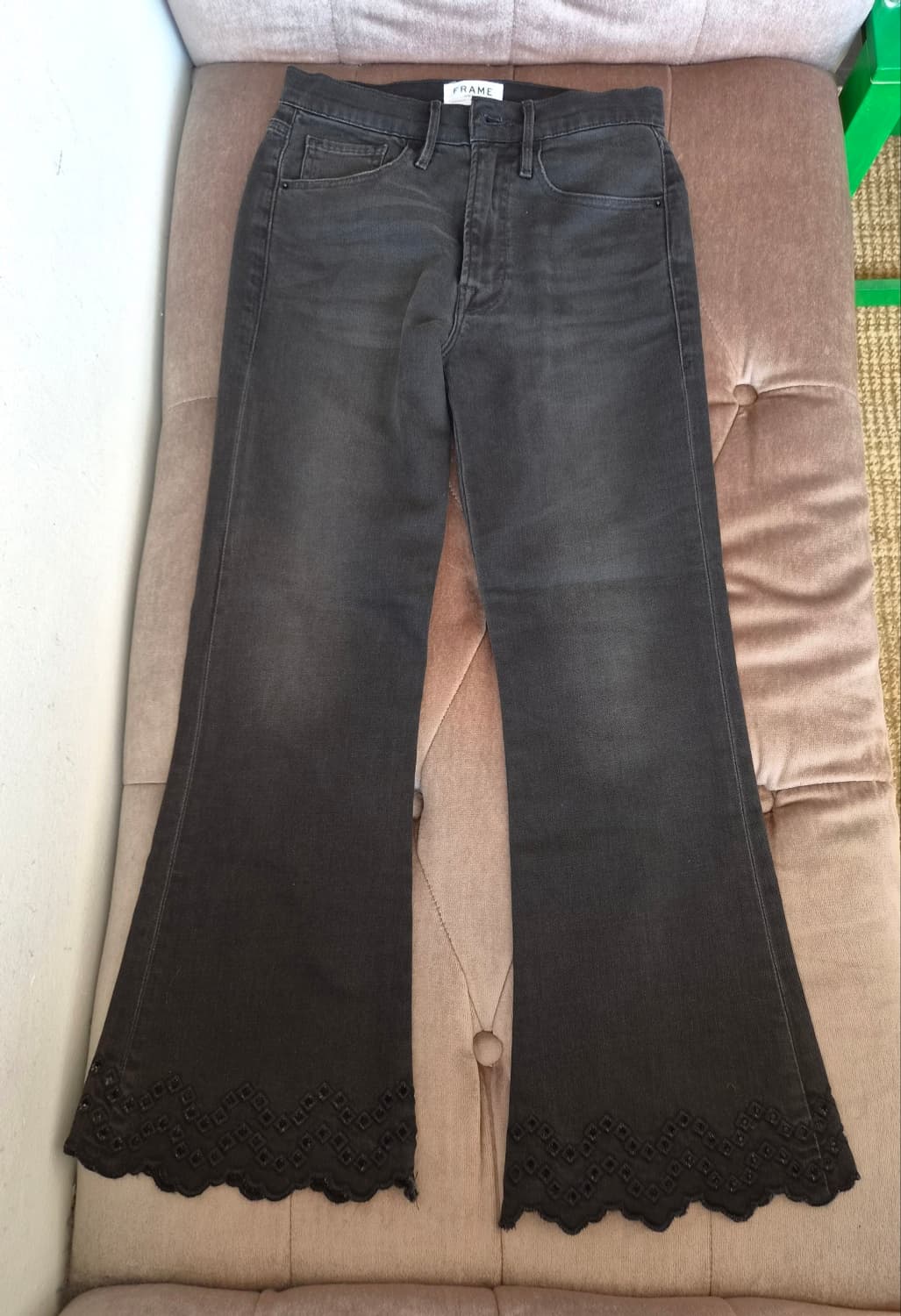 프래암 Frame denim 여성 밑단펀칭부츠컷팬츠 25사이즈 상품이미지3