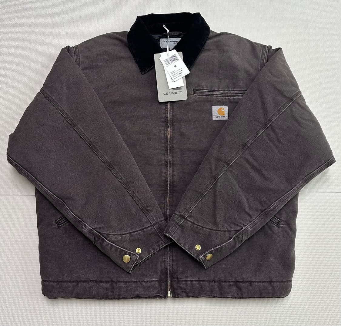 칼하트 OG디트로이트 자켓 토바코/블랙 M사이즈 상품이미지1