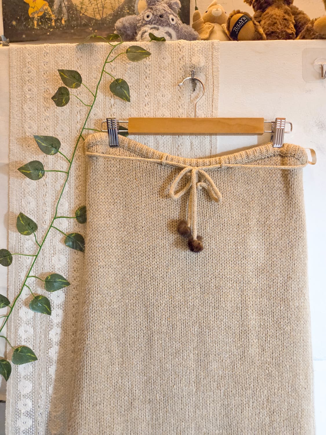 에스닉 니트 롱스커트 상품이미지2