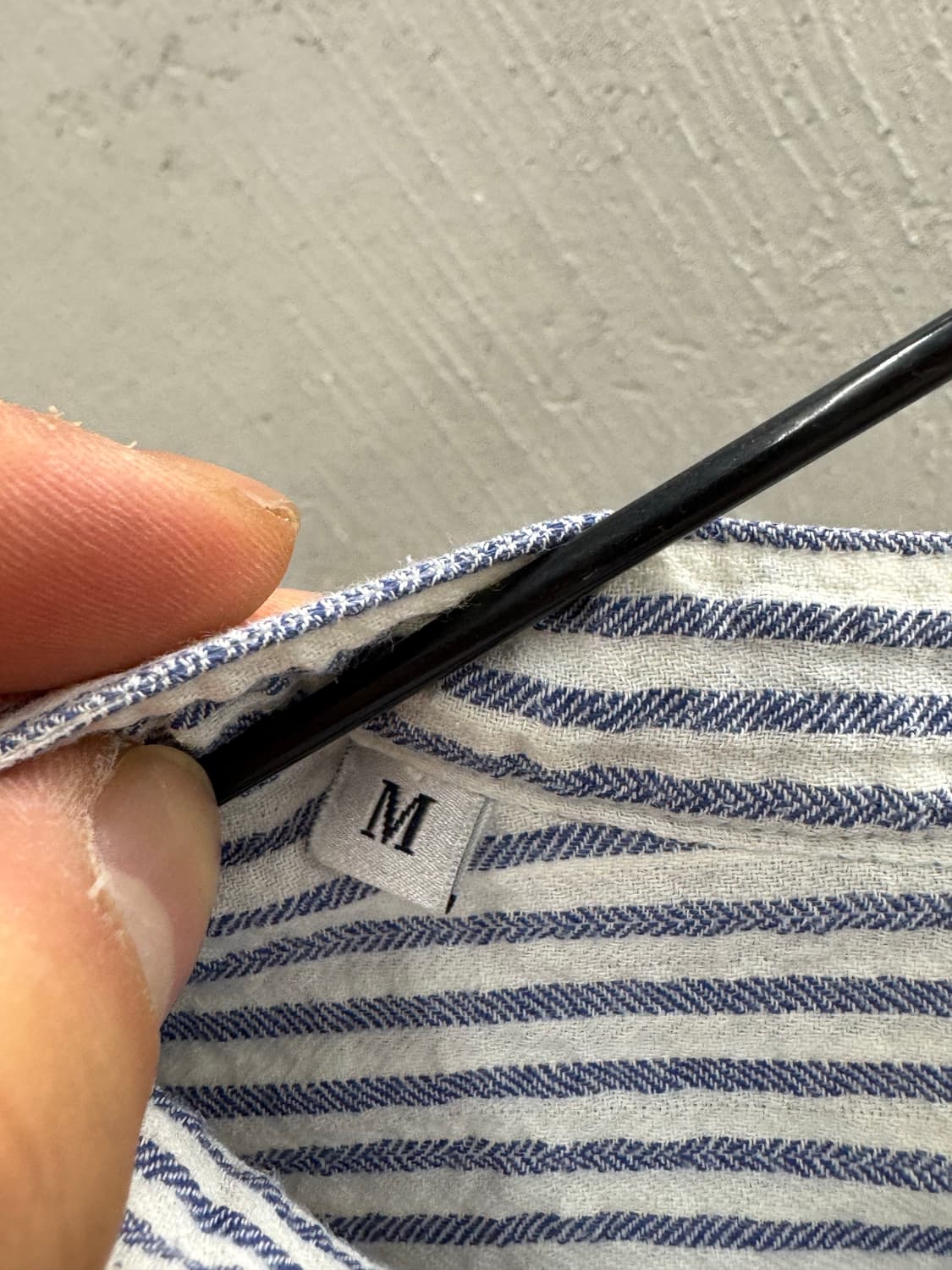 Officine Generale 스트라이프 셔츠 M 상품이미지4