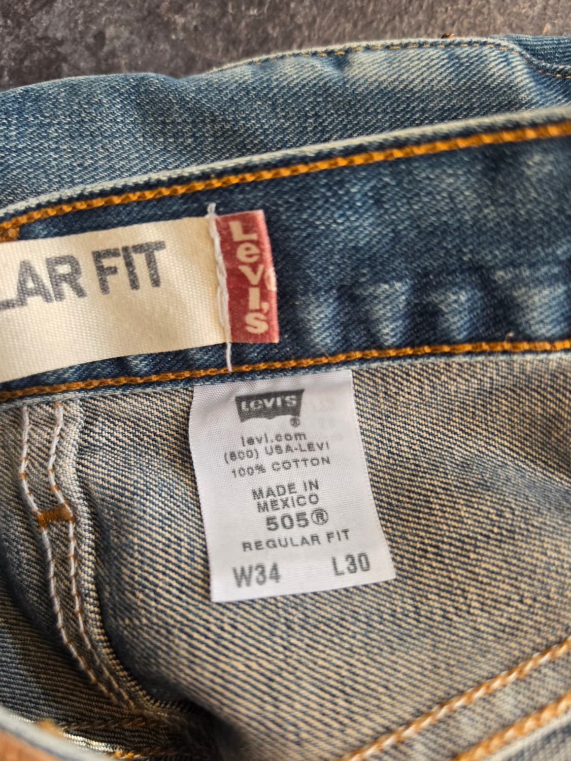 리바이스(Levi's) 505 레귤러핏 W34 L30 상품이미지7