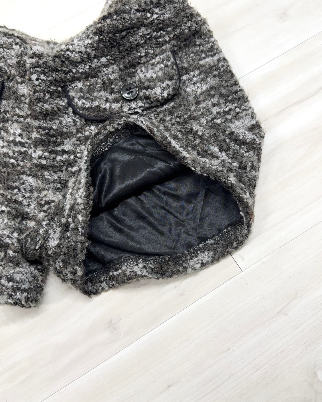 Gray fur mini pants 상품이미지10
