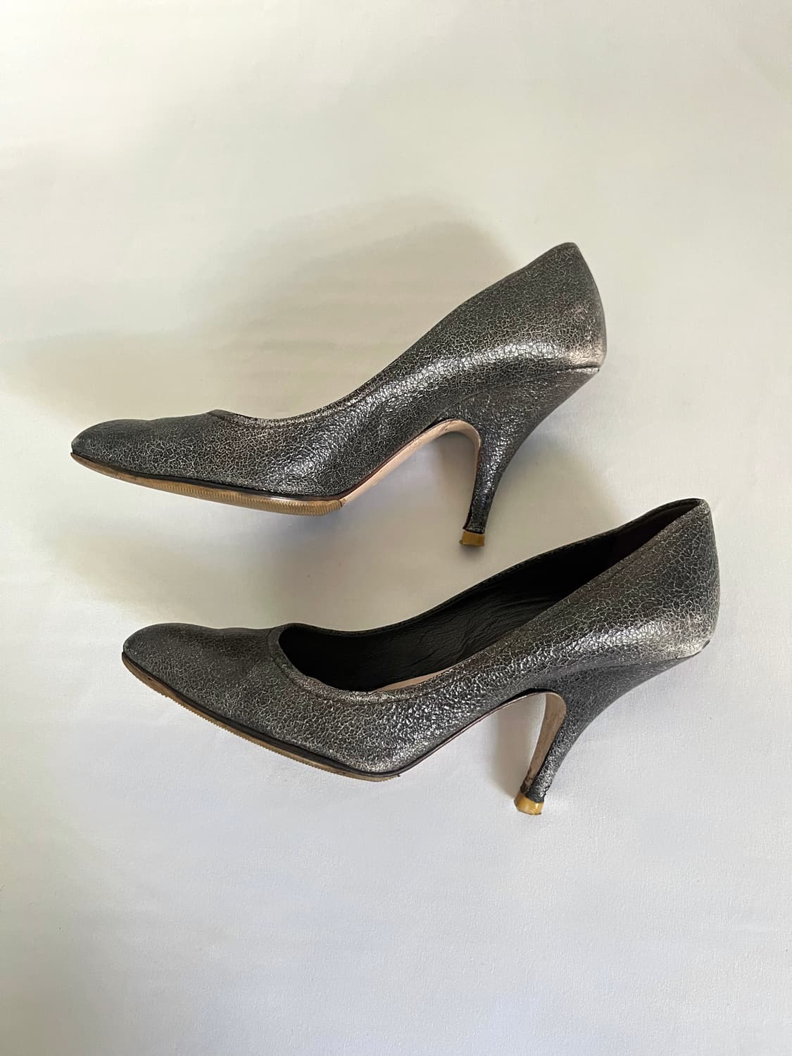 MiuMiu Cracked Leather heels 상품이미지6