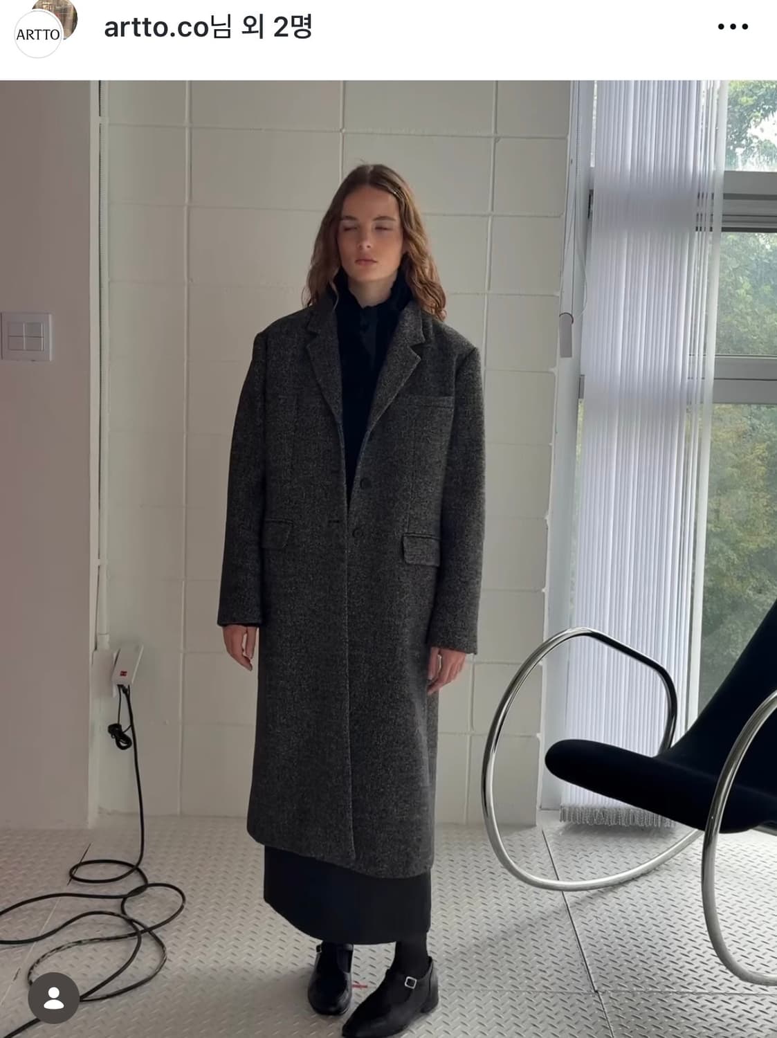 아르토 부클 헤링본코트 이주미코트 상품이미지2