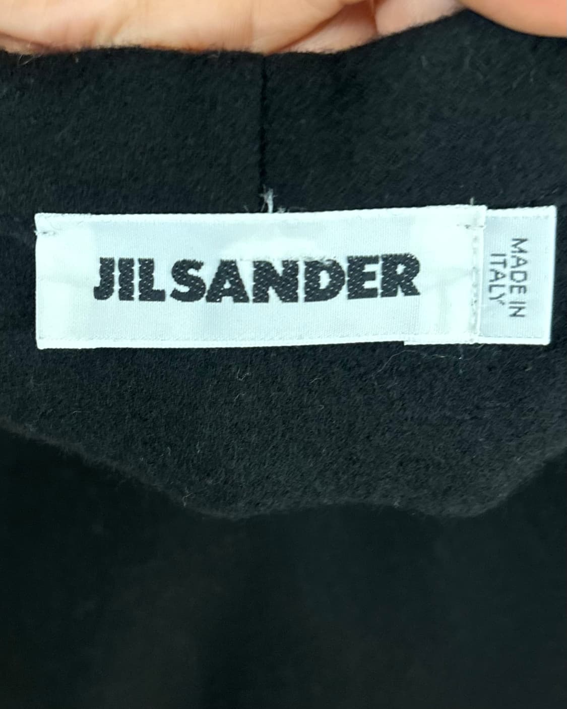 질센더 블랙 실크 롱 슬리브 드레스 상품이미지7