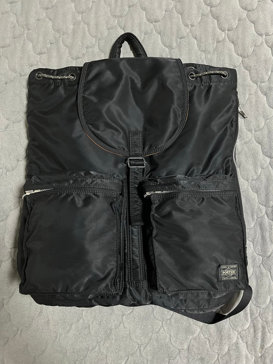 Porter 요시다 포터 탱커 지퍼백팩  럭색 블랙 상품이미지1