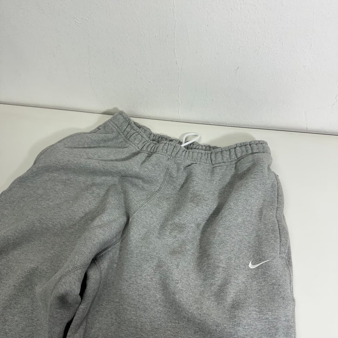 L 나이키 NRG 솔로스우시 그레이 스웻 조거팬츠 상품이미지4