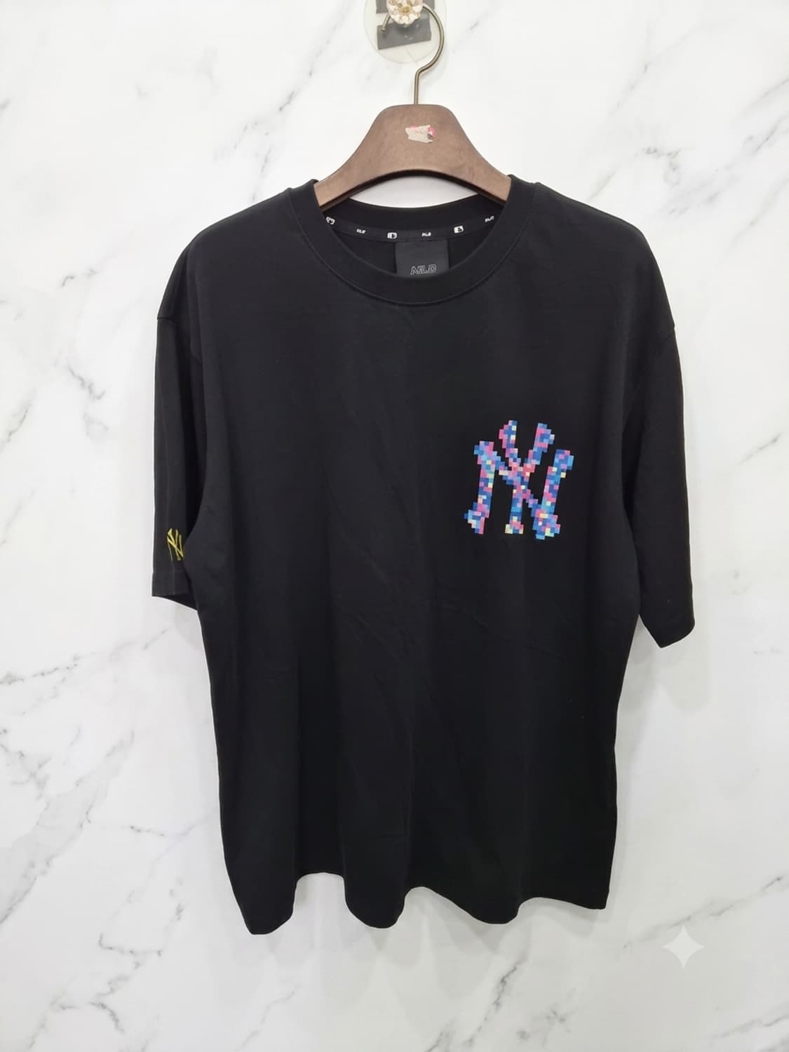 M,95,넉넉핏~ )) MLB 엠엘비 반팔티셔츠! 라운드넥~ 상품이미지1