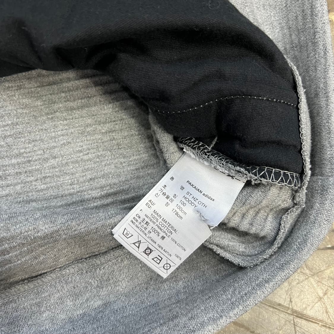 100) 아디다스 하프집업 후디 후드티셔츠 후드티 상품이미지4