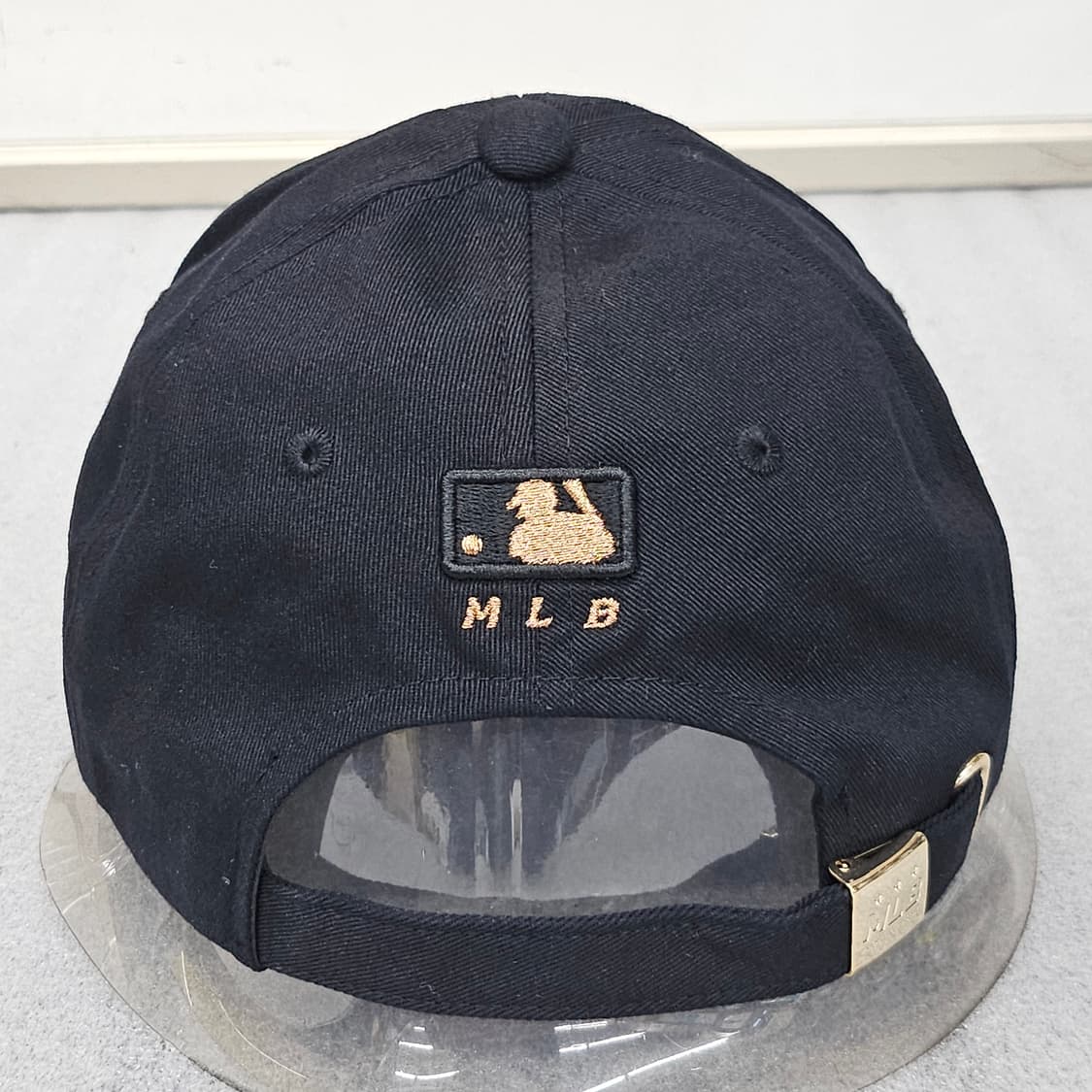 MLB 뉴욕 양키스 블랙 골드 글리터 캡 프리 상품이미지6