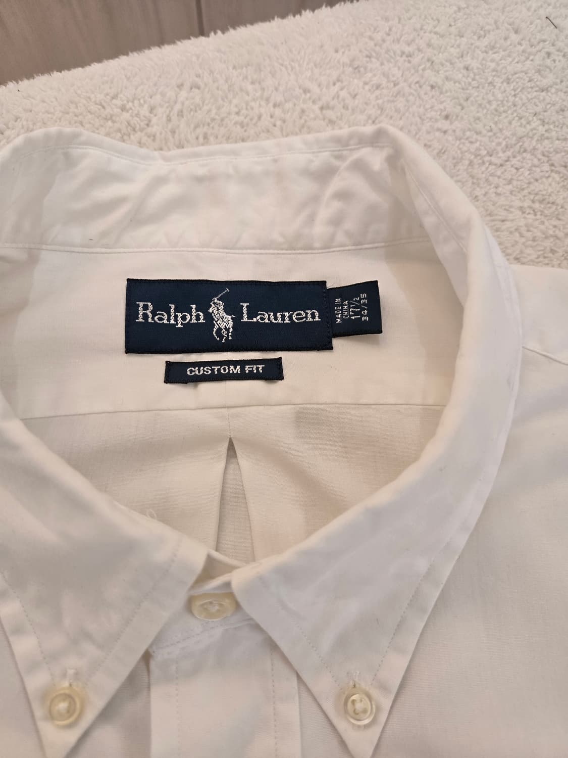 폴로 랄프로렌 화이트 셔츠 긴팔(빈티지 폴로 : UTi) 17과1/2 상품이미지7