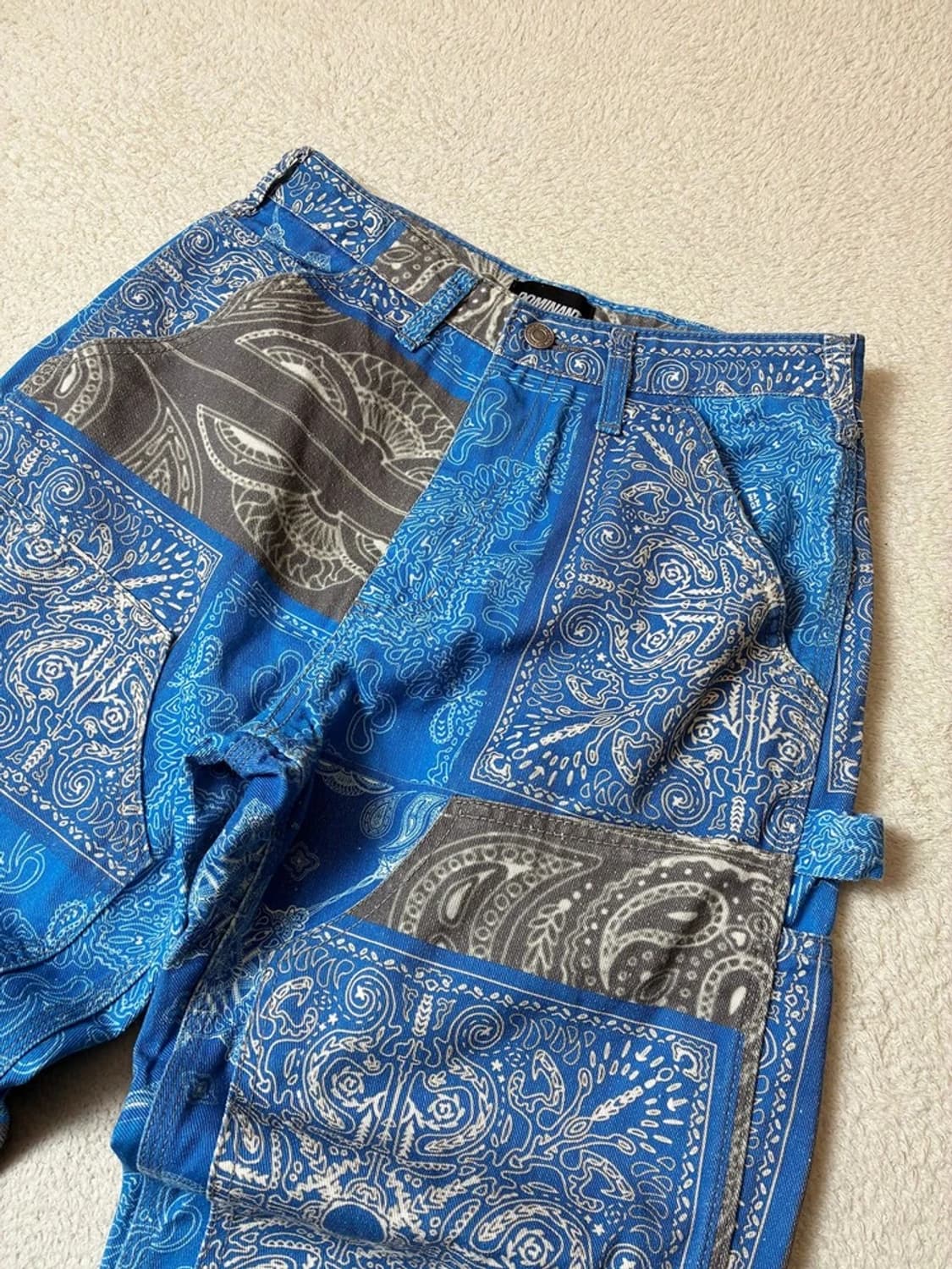 도미넌트 21FW 페이즐리 세미와이드 카펜터 팬츠 PN7916 상품이미지2