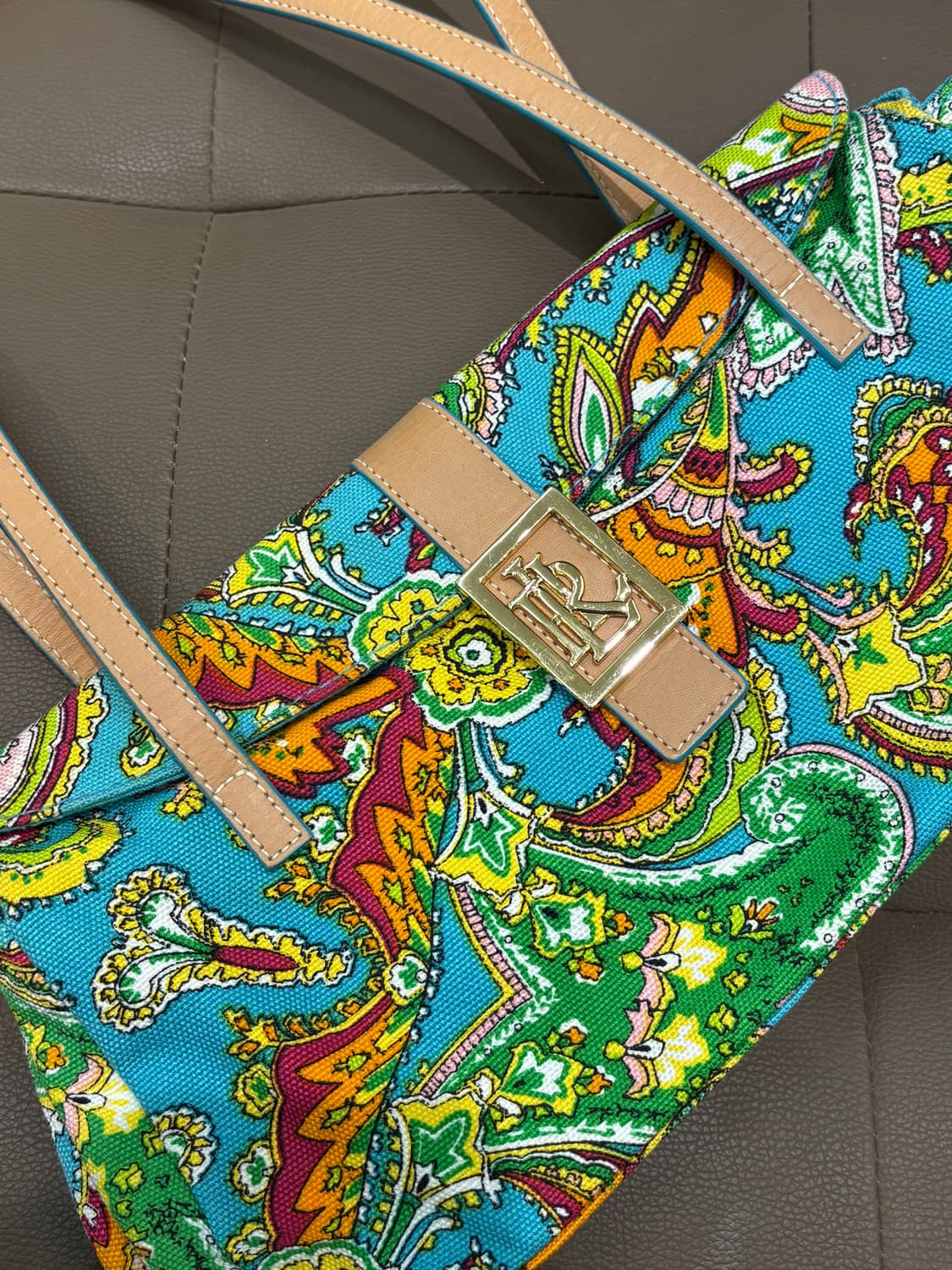 폴로 랄프로렌 페이즐리 핸드백 상품이미지2