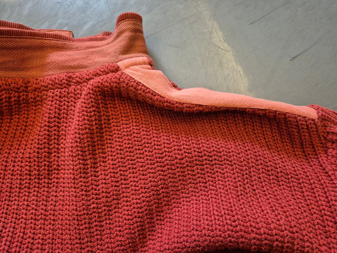 80s isseymiyakemen half button kint 상품이미지4