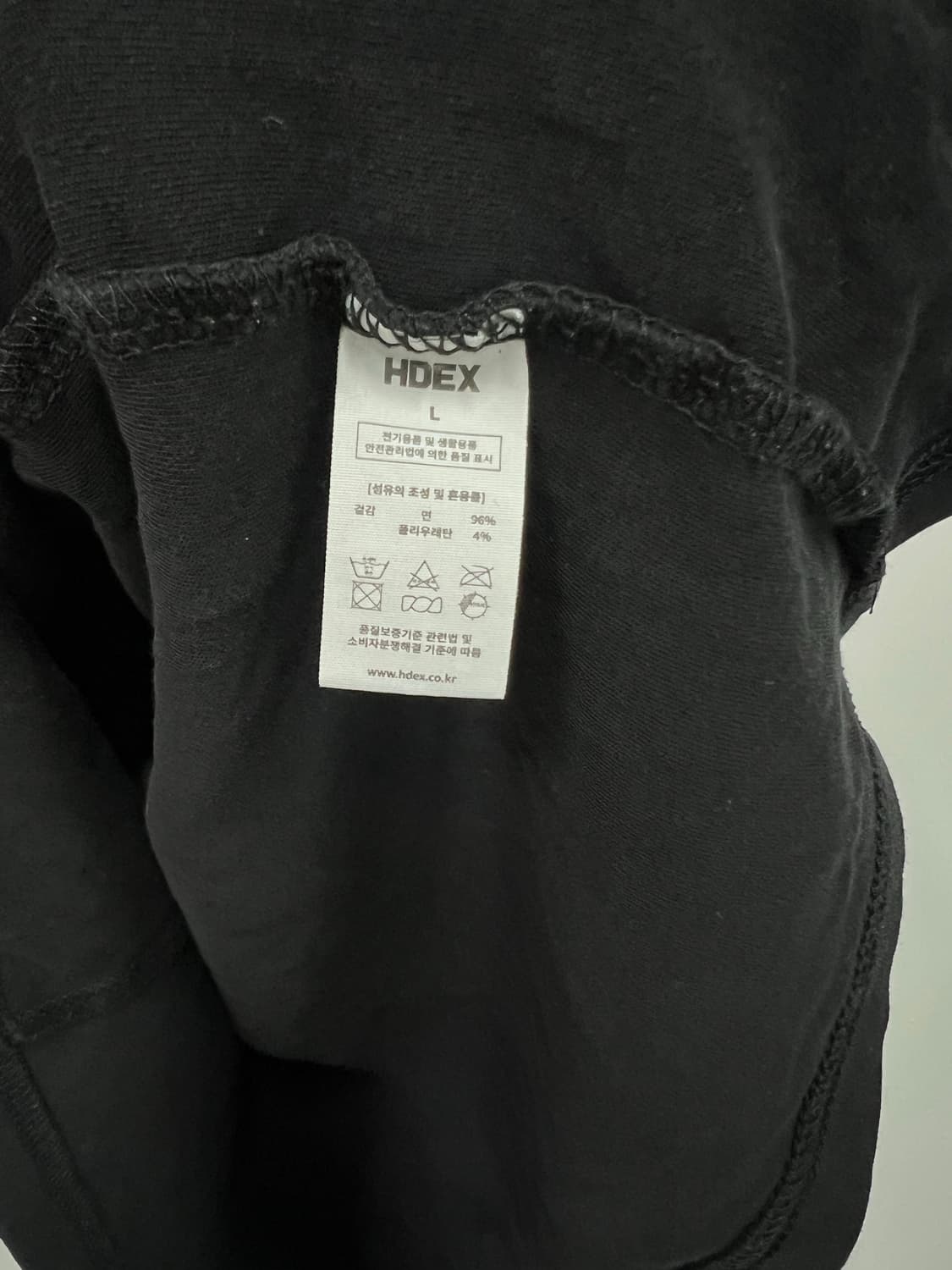 HDEX 블랙 반팔티 상품이미지3