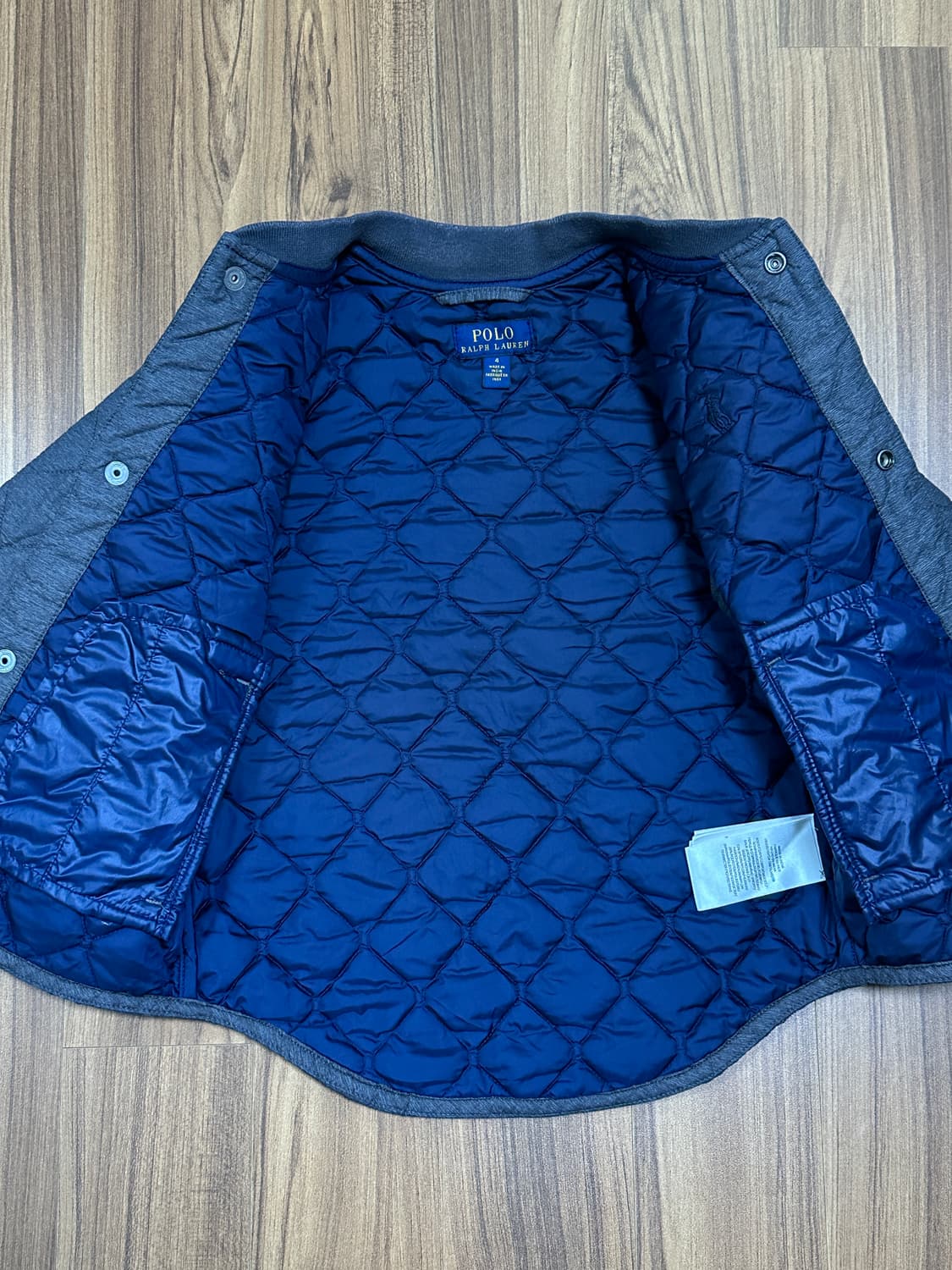 폴로 랄프로렌 키즈 그레이 퀼팅 자켓 4 상품이미지6