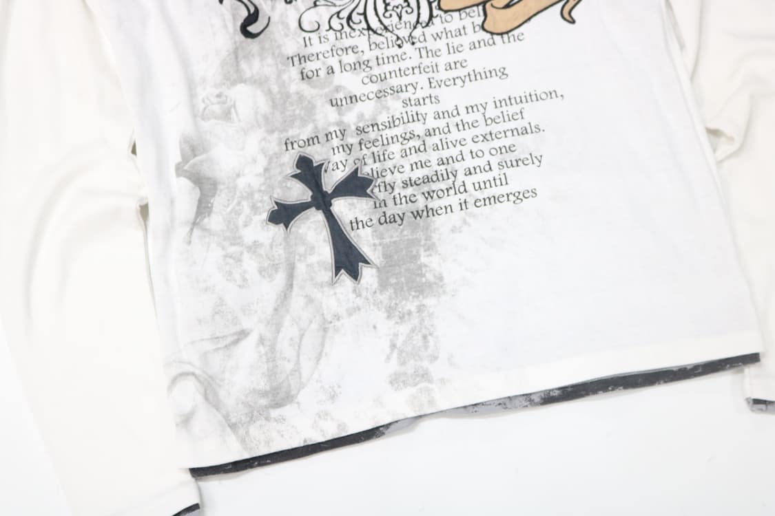 BELIEVE 빌리브 그래픽 레이어드 롱슬리브 티셔츠 상품이미지4