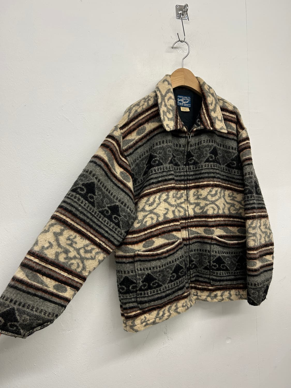 정글스톰 아즈텍 패턴 울 자켓 상품이미지2