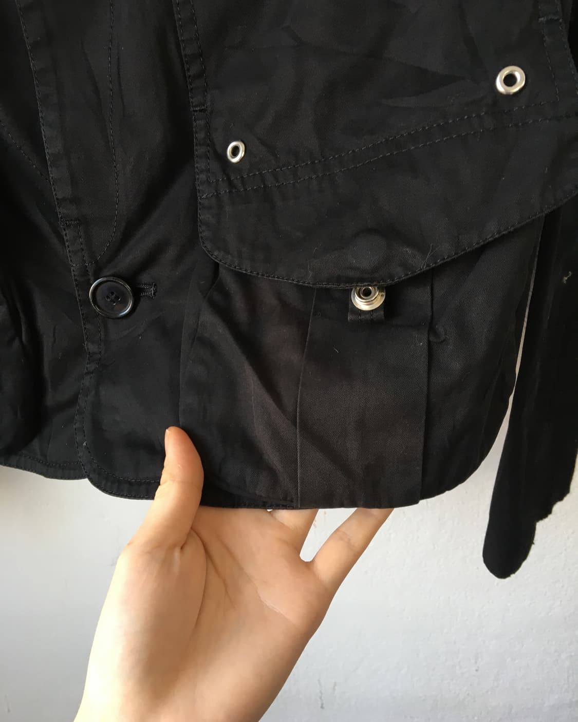 Belted cotton jacket 상품이미지5